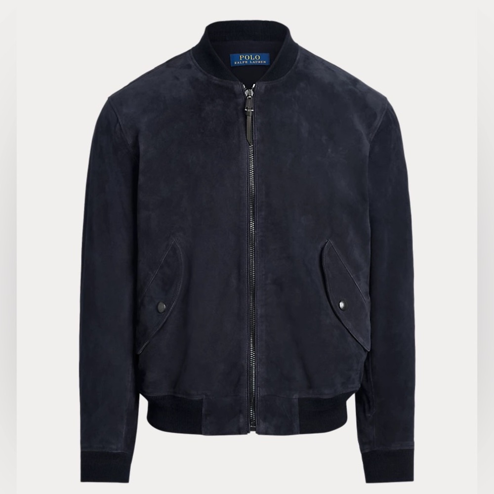 Polo Ralph Lauren Suede Bomber Jacket NWT